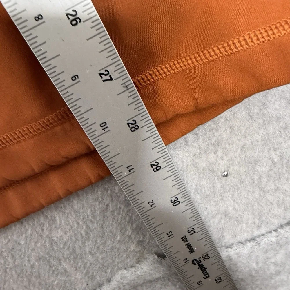 The North Face Jacket Mens L Orange Windwall Fleece Lined Softshell Quarter Zip